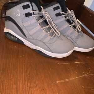 Gray High-Top Men's Sneakers
